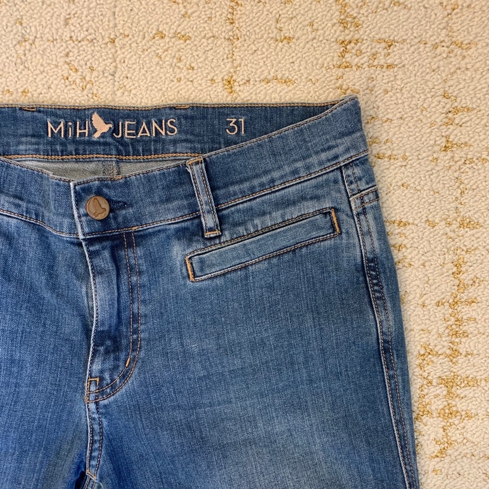 Anthropologie MiH Jeans Paris Mid Rise Cropped